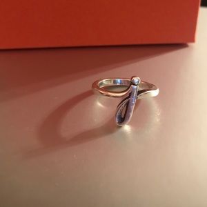 James Avery initial J ring. Size 4.5